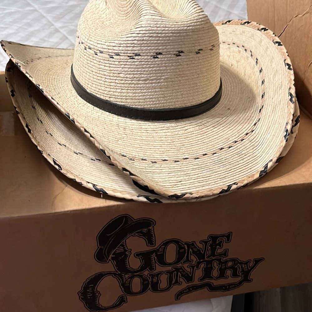 His and her cowboy hats
